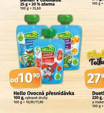 Hello ovocná přesnídávka
