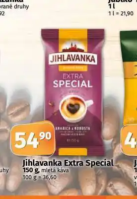 Jihlavanka extra special mletá káva