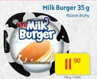 Kubík potraviny Milk Burger 35 g nabídka