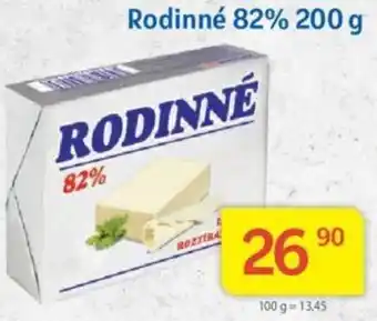 Kubík potraviny Rodinné 82% 200 g nabídka
