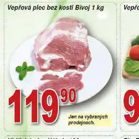 Hruška Vepřová plec bez kosti nabídka