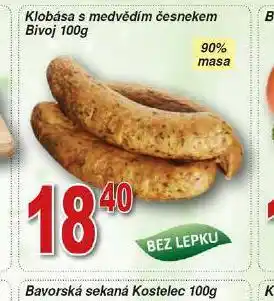 Hruška Klobása s medvědím česnekem nabídka