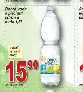 Hruška Dobrá voda s příchutí citron a máta nabídka
