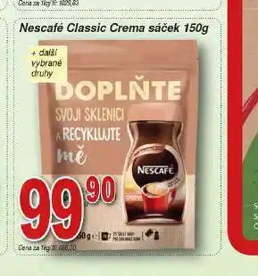 Hruška Nescafé classic crema sáček nabídka