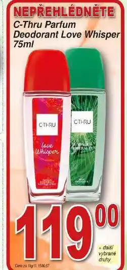 Hruška C-thru parfum deodorant nabídka