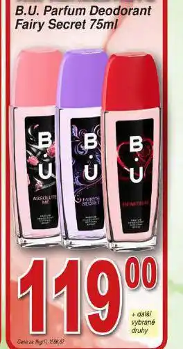 B.u. parfum deodorant