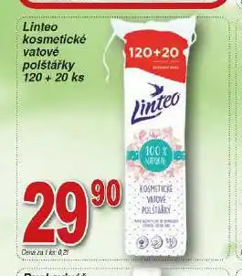 Hruška Linteo kosmetické vatové polštářky nabídka