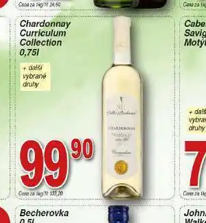 Hruška Chardonnay curriculum collection nabídka
