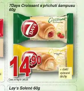 Hruška 7days croissant s příchutí šampusu nabídka