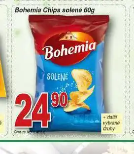 Hruška Bohemia chips solené nabídka