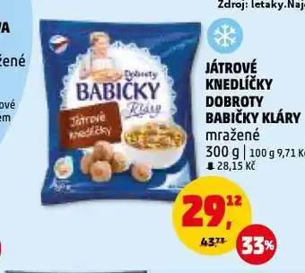 Penny Market Játrové knedlíčky nabídka