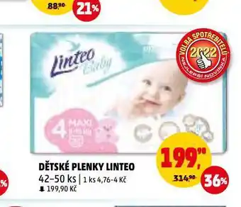 Penny Market Linteo dětské plenky nabídka