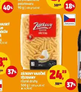 Penny Market Zátkovy vaječné těstoviny nabídka