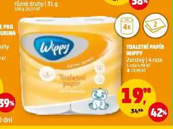 Penny Market Wippy toaletní papír nabídka
