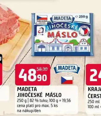 Terno Jihočeské máslo nabídka