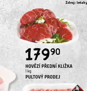 Terno Hovězí přední kližka nabídka
