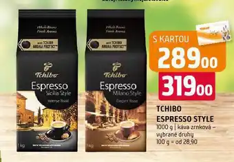 Terno Káva tchibo nabídka