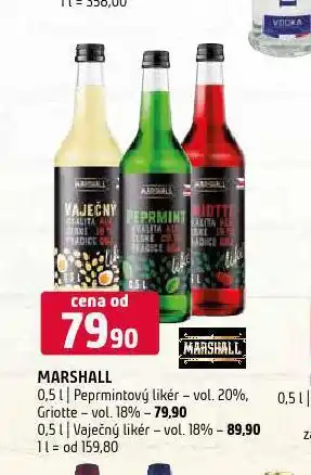 Terno Marshall vaječný likér nabídka