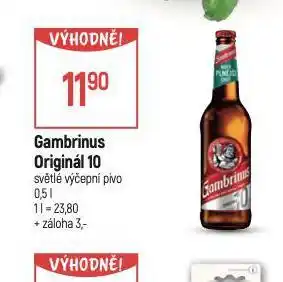 Globus Pivo gambrinus nabídka
