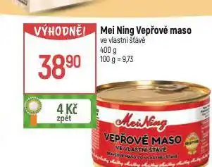Globus Mei ning vepřové maso nabídka