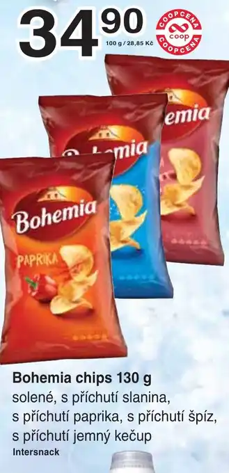 Coop hb Bohemia chips 130 g nabídka