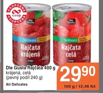 Coop hb Dle Gusta Rajčata 400 g nabídka