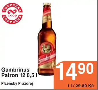 Coop hb Gambrinus Patron 12 0,5 L nabídka