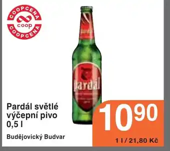 Coop hb Pardál světlé výčepní pivo 0,5 L nabídka