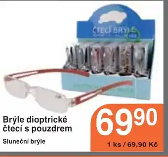 Brýle dioptrické čtecí s pouzdrem