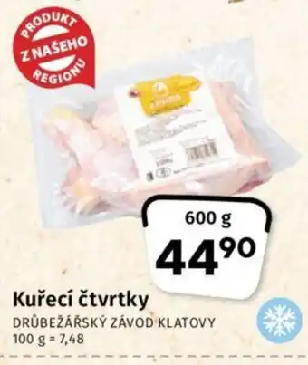 Coop Kuřecí čtvrtky nabídka