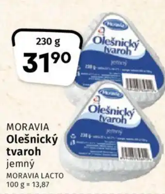 Coop MORAVIA Olešnický tvaroh nabídka
