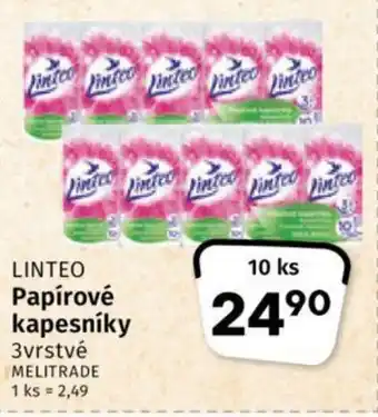 Coop LINTEO Papírové kapesníky nabídka