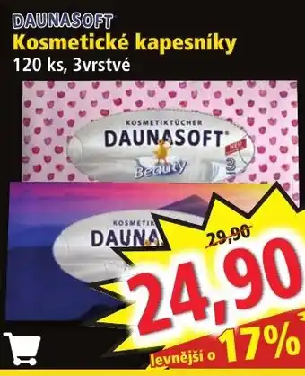Norma DAUNASOFT Kosmetické kapesníky nabídka