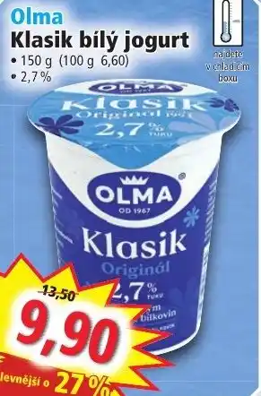 Norma Olma Klasik bílý jogurt nabídka