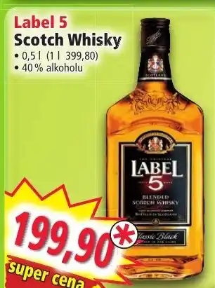 Norma Label 5 Scotch Whisky nabídka