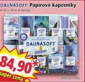 Norma DAUNASOFT Papírové kapesníky nabídka