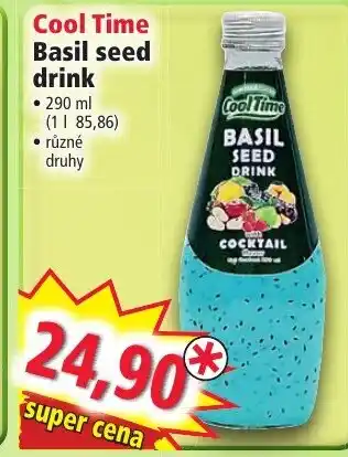 Norma Cool Time Basil seed drink nabídka