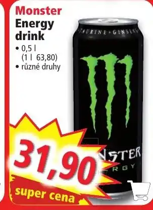 Norma Monster Energy drink nabídka