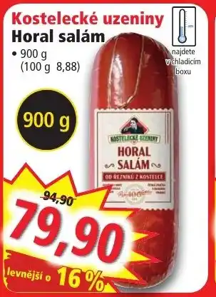 Norma Kostelecké uzeniny Horal salám nabídka