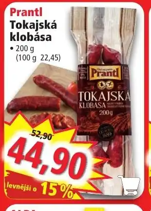 Norma Prantl Tokajská klobása nabídka