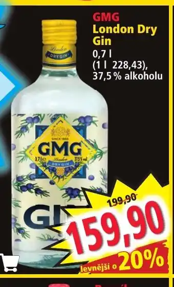 Norma GMG London Dry Gin nabídka