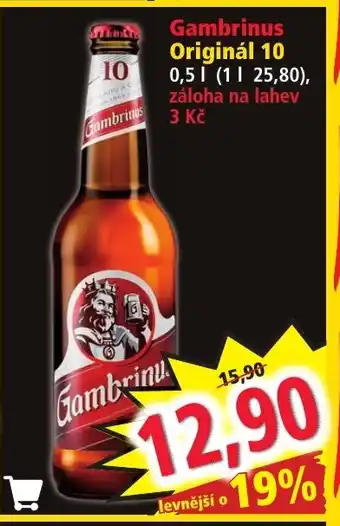 Norma Gambrinus Originál 10 nabídka