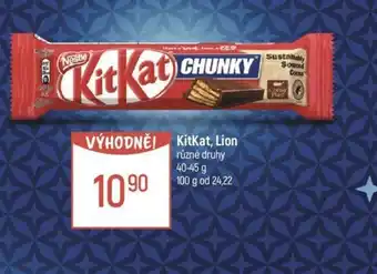 Globus KitKat, Lion nabídka