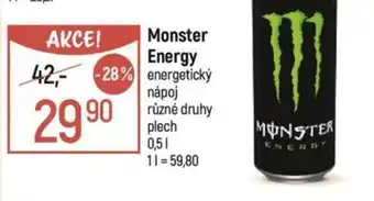 Globus Monster Energy nabídka
