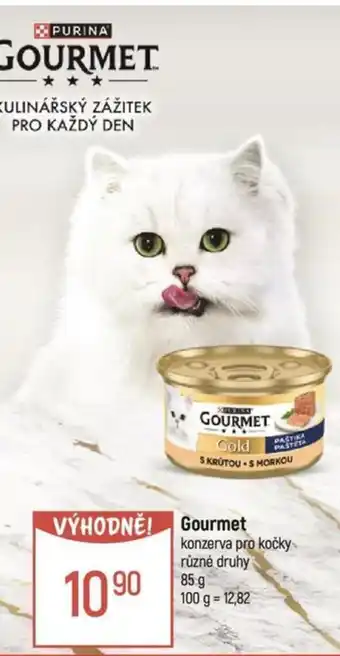 Globus Gourmet konzerva pro kočky nabídka