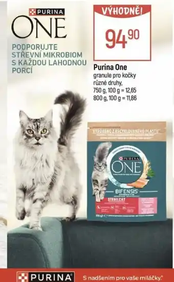 Globus Purina One granule pro kočky nabídka
