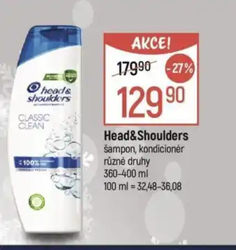 Globus Head&Shoulders šampon, kondicionér nabídka