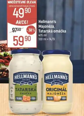 Globus Hellmann's Majonéza,Tatarská omáčka 405 ml nabídka
