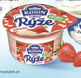 Kunín Mléčná rýže