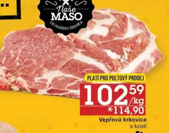 Vepřová krkovice s kosti